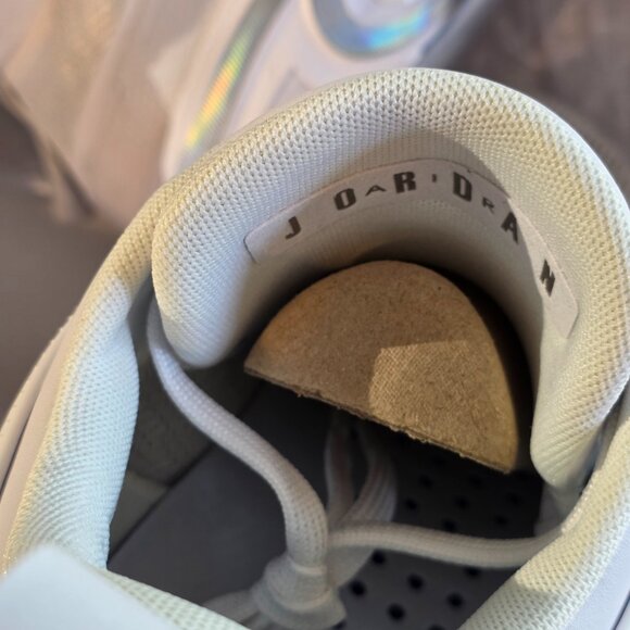 Nike Air Jordan 36 Low "Pure Money" in White and Metallic Silver (Men's Size 14) - Picture 8 of 15